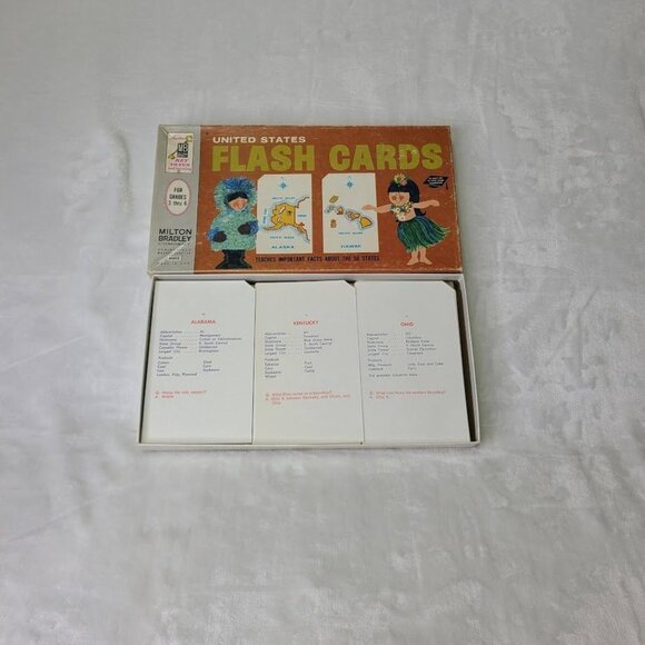 Milton Bradley United States Flash Cards  9002 Complete - Picture 10 of 15